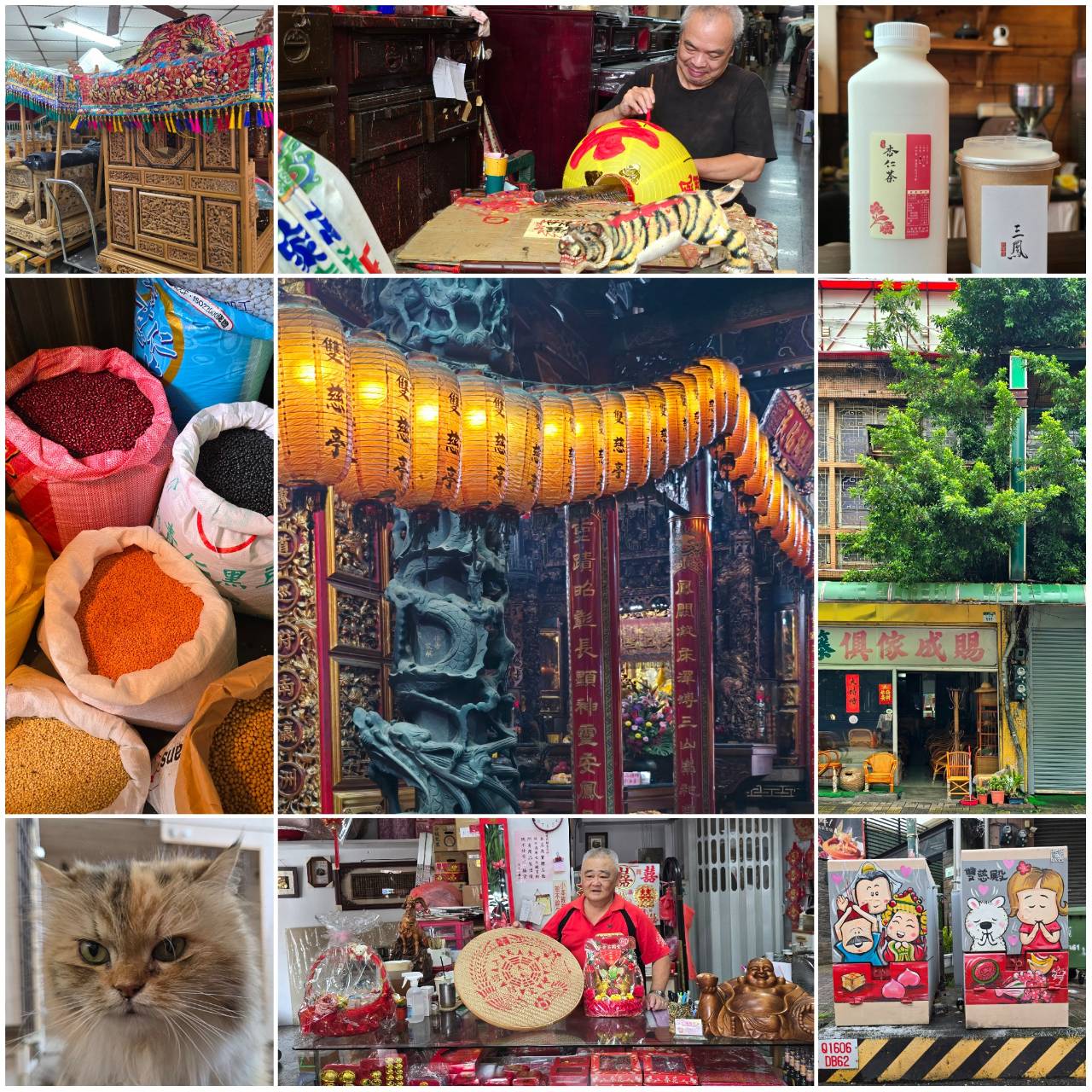 讓我們一起走進鳳山三民路【親子工藝探險隊】，探尋獨一無二的古工藝！刺繡、雕刻、書法、彩繪、糶米、佛具、傢具、祭典、婚慶風俗…不能錯過的店家總輯！